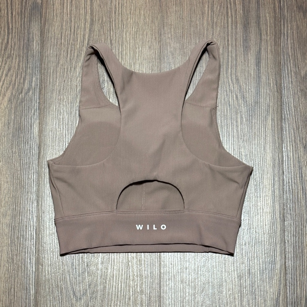 Wilo The Label Brown Seamless Sports Bra Medium High Support
